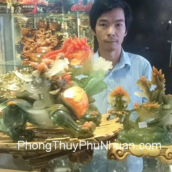 Anh Tuấn - Khách hàng mua Tỳ hưu A079, Long phụng xanh A153 và Rồng xanh E122