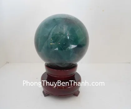 Quả cầu đá thạch anh vàng non M191-S3-1576