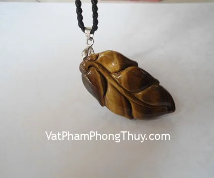 Mặt đeo cổ hổ phách Balan chạm khắc hoa sen A++++(5.03 gr)(GKĐ:8221) S6351-S6-9506
