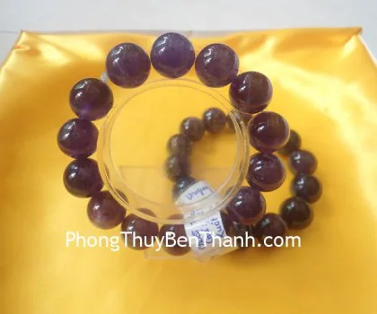 Chuỗi thạch anh tím đậm A+++ S6361-S6-2516
