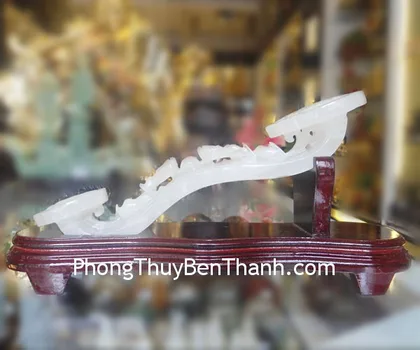 Gậy như ý bạch ngọc lớn FGM074