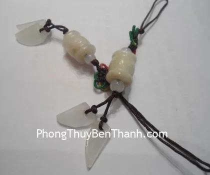 Móc đt trái tim 3 nét Miến Điện S385