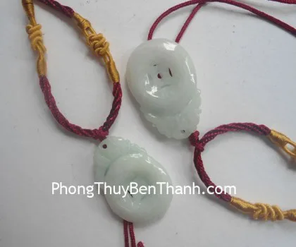 Tiền ngọc bội cách điệu ngọc Phỉ Thúy FS785